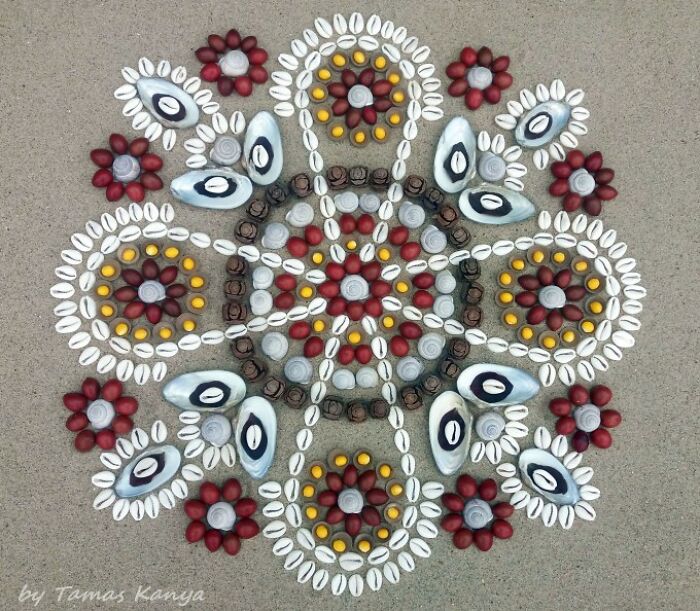 Land Art Mandala Compositions By Tamas Kanya