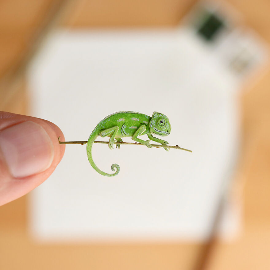 I Created Miniature Paper Cut Artworks Every Day For 1000 Days To Create Awareness About Wildlife