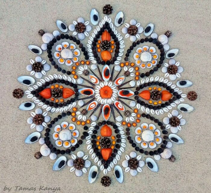 Land Art Mandala Compositions By Tamas Kanya