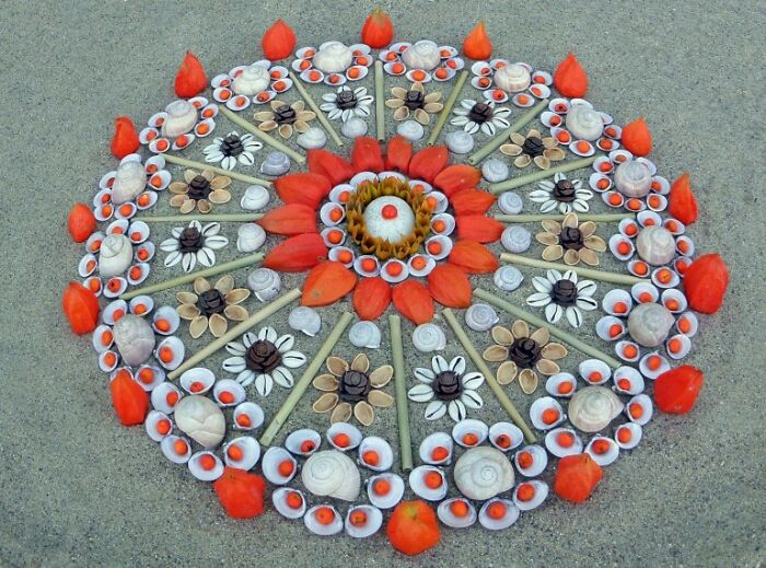 Land Art Mandala Compositions By Tamas Kanya