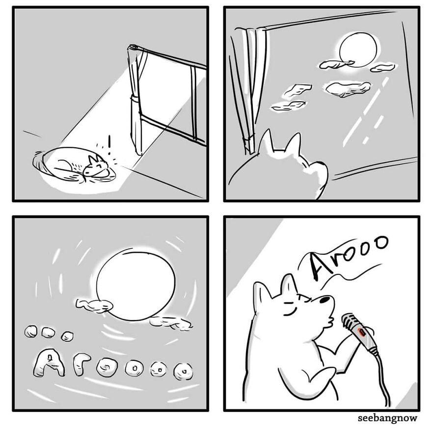 Illustrator Shows In Funny Comics What Dogs Really Think (30 Comics)