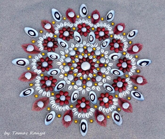 Land Art Mandala Compositions By Tamas Kanya