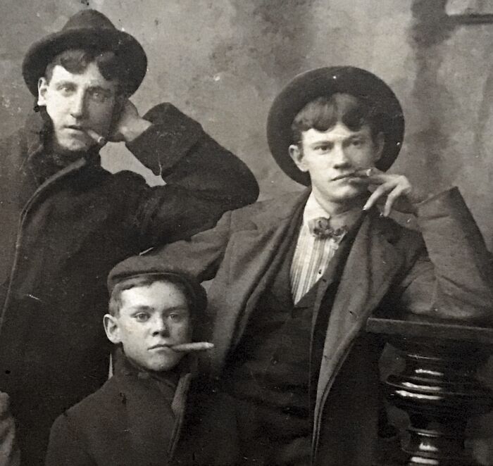 My Grandfather In This Group Photo, Circa Late 1800’s