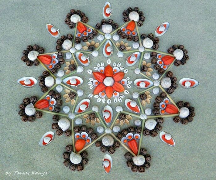 Land Art Mandala Compositions By Tamas Kanya