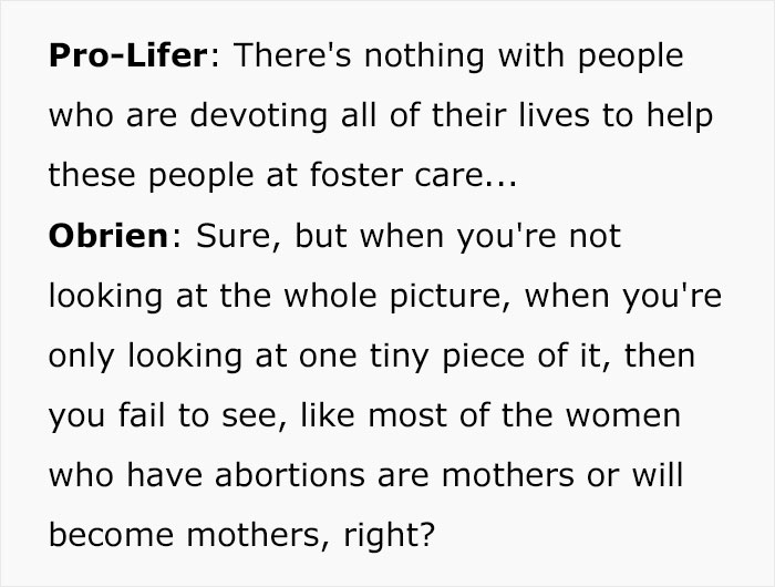 Woman Verbally Destroys Anti-Choice Heckler At Abortion Clinic Who Fails To Argue Why She’s Against Social Safety Nets For Born People Woman Verbally Destroys Anti-Choice Heckler At Abortion Clinic Who Fails To Argue Why She’s Against Social Safety Nets For Born People