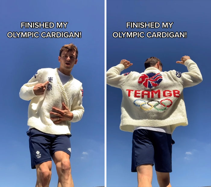 Update On Tom Daley's Olympic Cardigan!