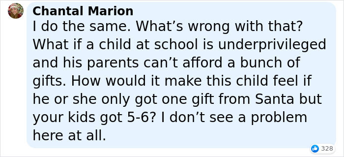 Mom Gets Called Out For Telling Kids Some Gifts Aren't From Santa, Inspires Other Parents Share Their Gifting Tactics Mom Gets Called Out For Telling Kids Some Gifts Aren't From Santa, Inspires Other Parents Share Their Gifting Tactics