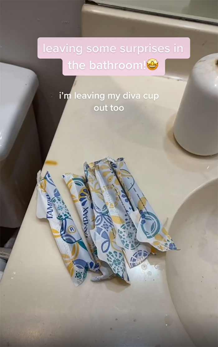 Woman Sabotages Her Landlord's Apartment Showing By Leaving 'Surprises' After They Keep Setting Up Tours Without Permission Woman Sabotages Her Landlord's Apartment Showing By Leaving 'Surprises' After They Keep Setting Up Tours Without Permission