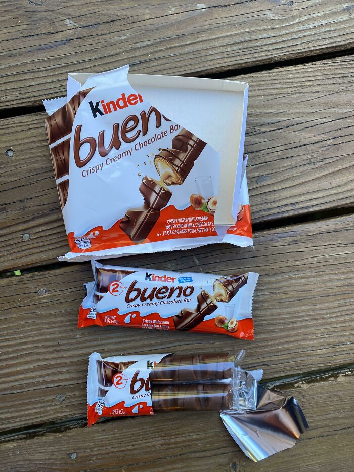 Bought A Bigger Pack Of Buenos. Only To Find Out It’s Only Two Smaller Packs Of Them. Only To Find Out They’re Then Individually Wrapped