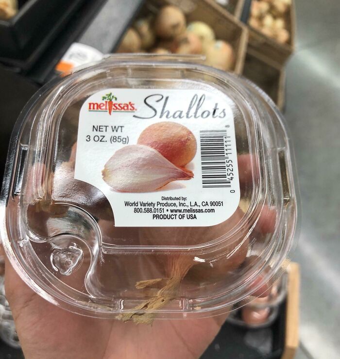 If Only Shallots Had Natural Layers Of Protection From Their Environment. Thanks, Walmart And Suppliers