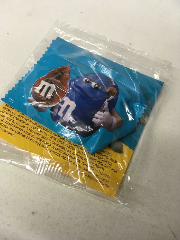 The Place I Work At Just Got Individually Wrapped Packages Of Individually Wrapped M&m’s