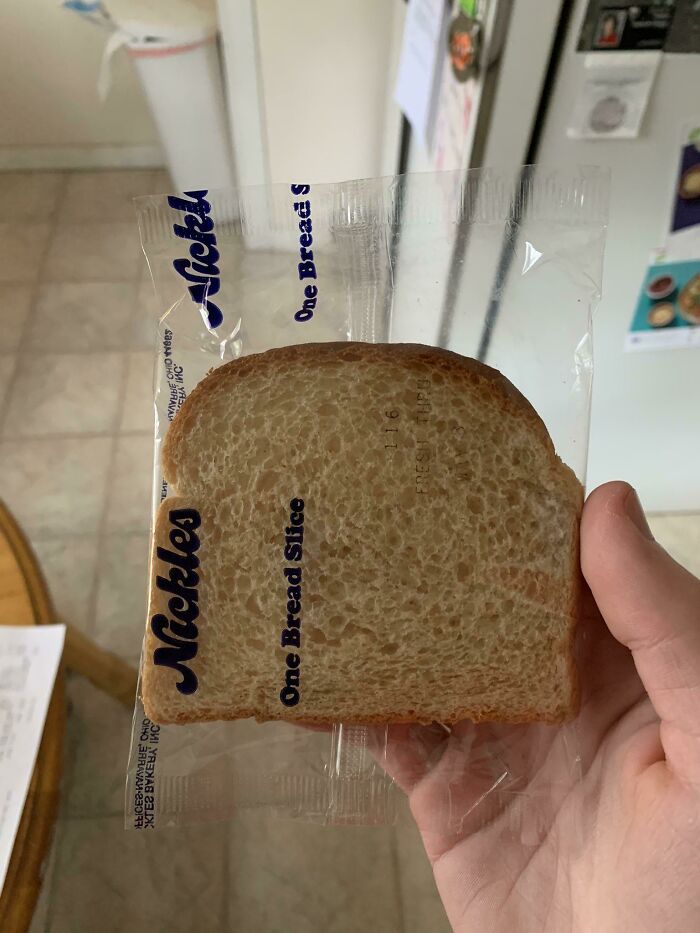Individually Packaged Slice Of Bread