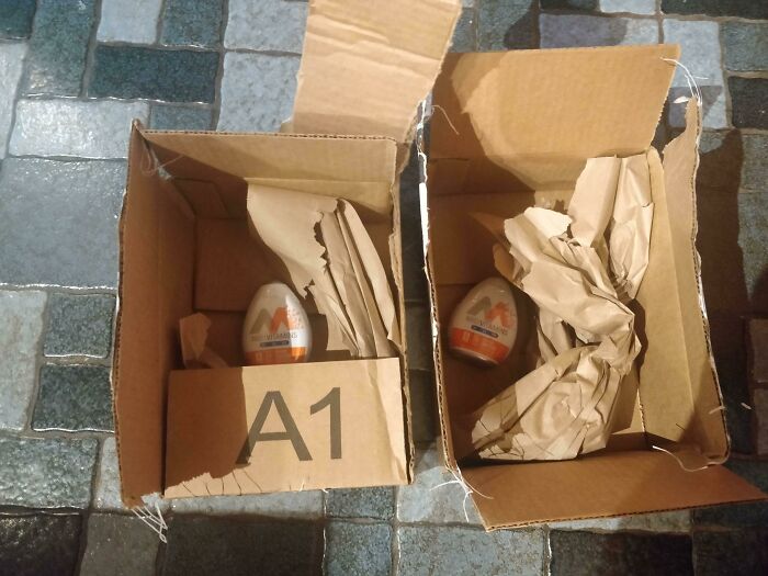 We Ordered 3 Mio Drink Flavors, They Came In 3 Packages Like This