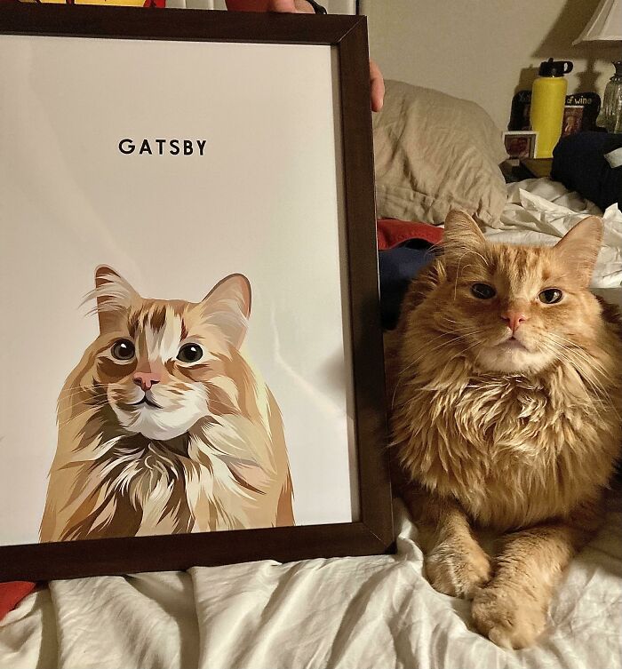 Gatsby’s Magnificent Chin Was Immortalized For Christmas. He Likes This Present