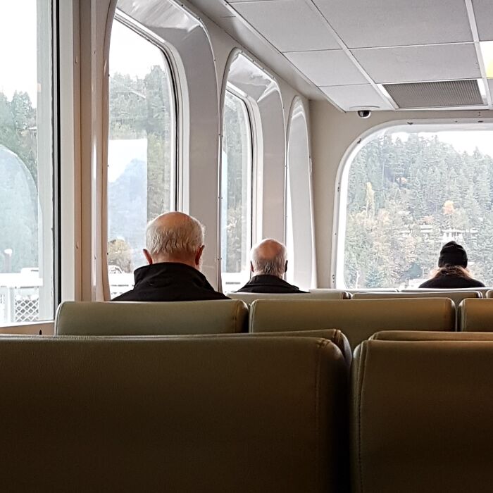 Saw A Real Glitch In The Matrix Today On The Ferry