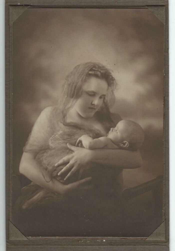 My Great Grandmother Being Held By Her Mother, My Great-Great Grandmother Circa 1919