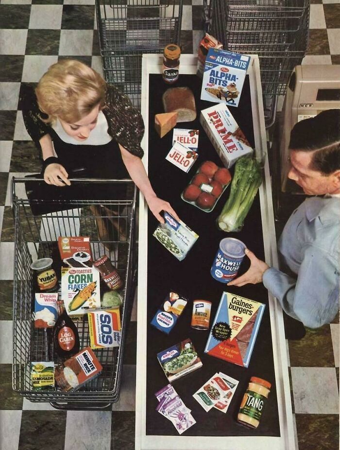A Clearly Staged, But Interesting Time Capsule Of A Circa 1964 General Foods Corporation Publicity Photo