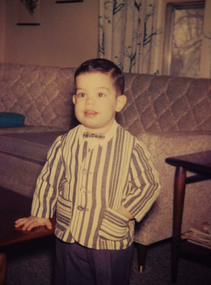 Me Circa 1965 In A Suit And Bow Tie Made By My Mom. She Made All Our Clothes Back Then