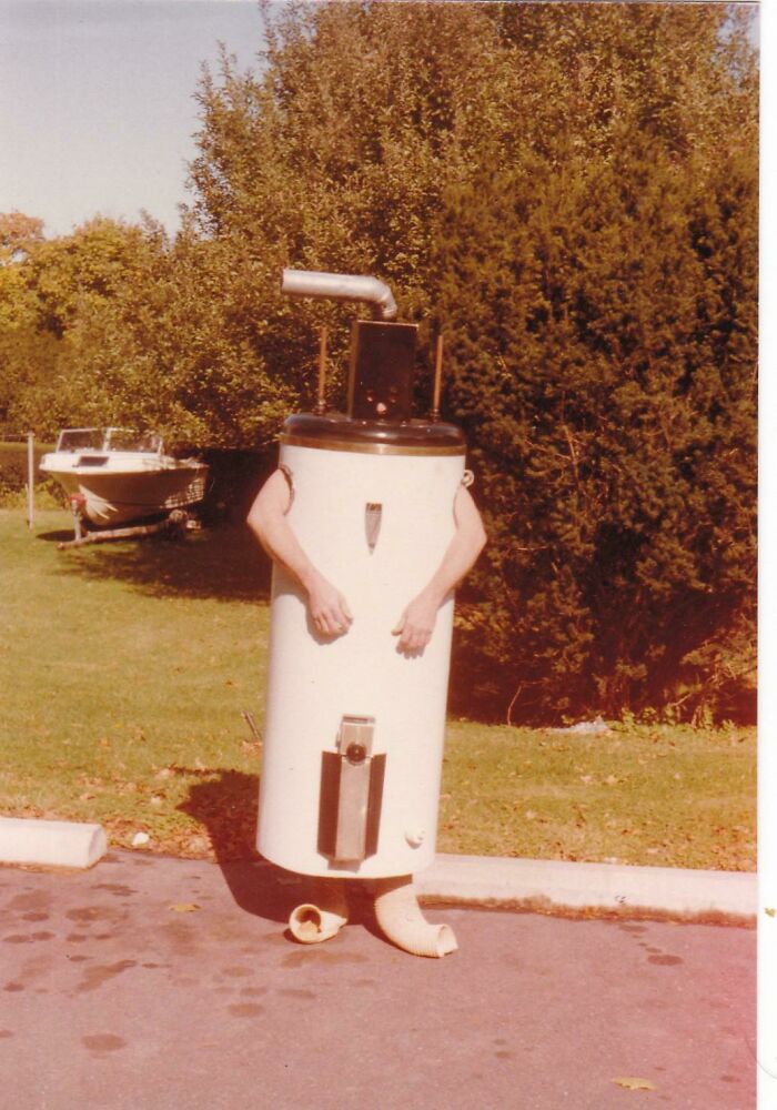 This Kid Is A Water Heater For Halloween, Circa 1979