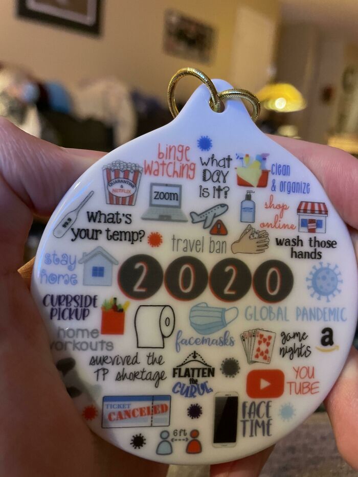 2020 Summed Up On One Ornament