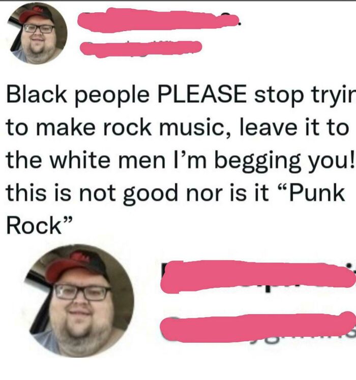 Racist Neckbeard Gatekeeps Rock Music