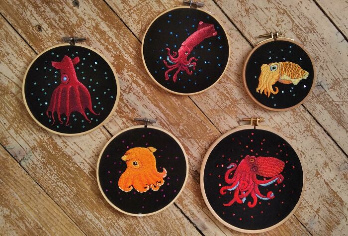 All The Cephalopods Just Hanging Out
