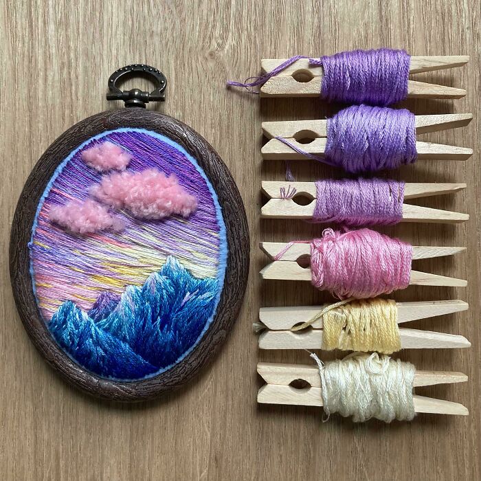 My Newest Thread Painting!
