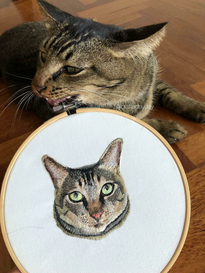 Finally It’s Done And My Cat Just Wants To Bite It. Still Thinking Whether To Add Whiskers!