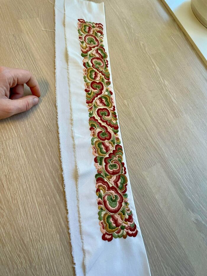 Update - Finished My Collar For My Traditional Bunad . It Wasn’t Easy