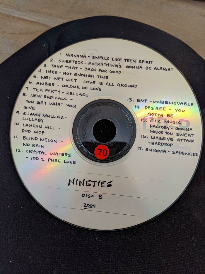 Stumbled Across One Of My Old Burnt CD's