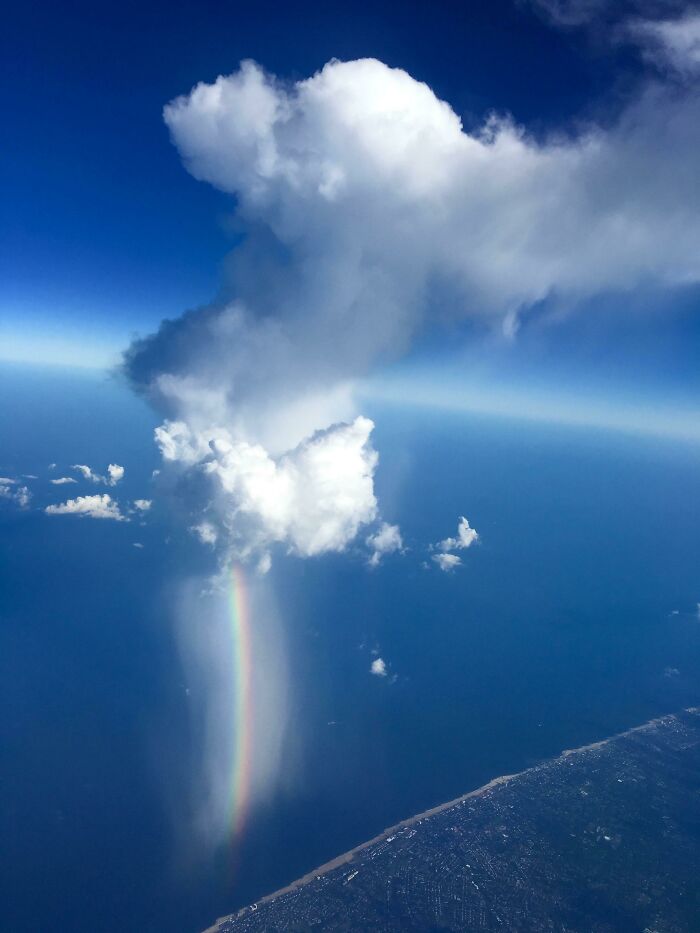 Birth Of A Rainbow (As Seen From A Plane Above The Jersey Shore)