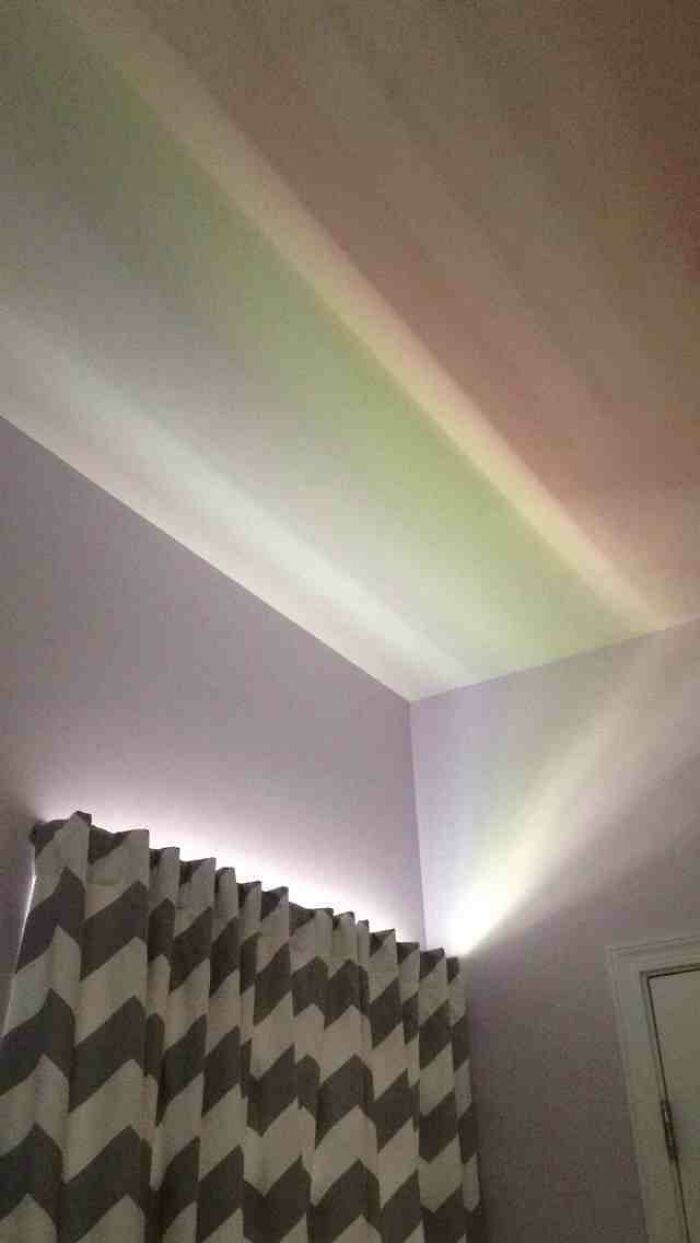 A Rainbow Shows Up On My Daughter's Ceiling Midday, Every Day