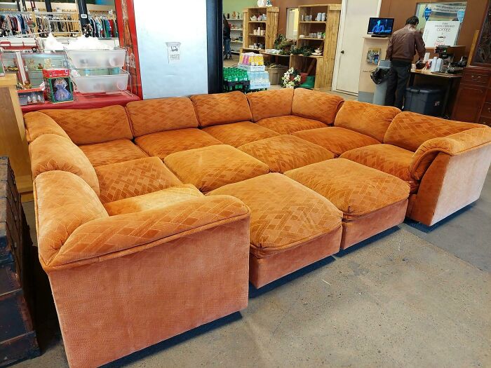Picked Up This Drexel Playpen Sofa At A Local Thrift Shop For $249 Yesterday
