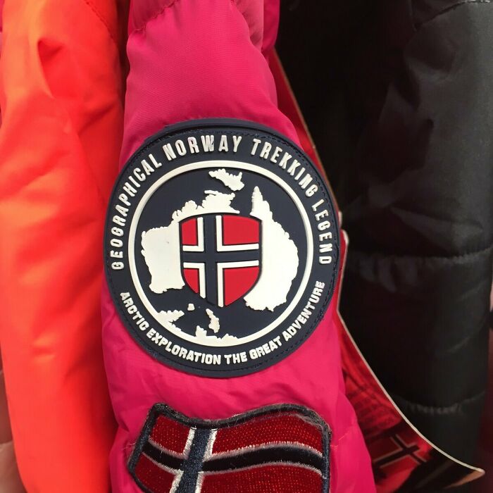 Spotted On A Snow Jacket. Pretty Sure That's Australia