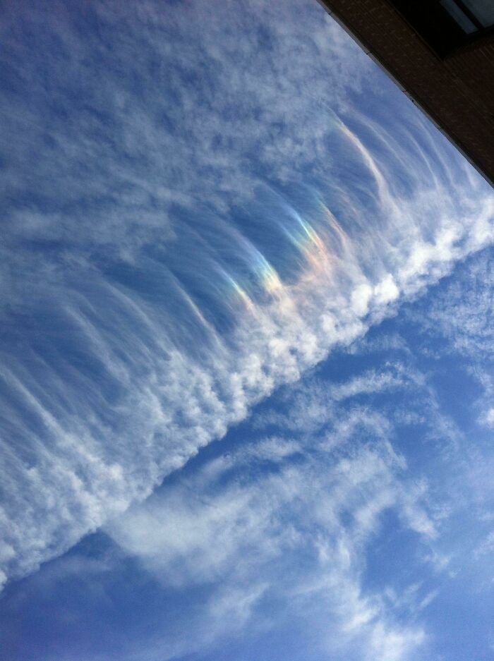 This Cloud I Saw Had A Little Bit Of Rainbow In It