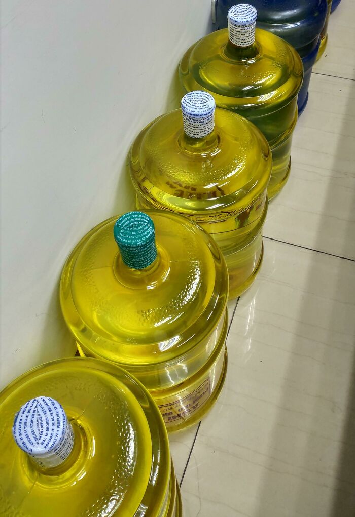 Yellow As A Container Color For Gallons Of Drinking Water