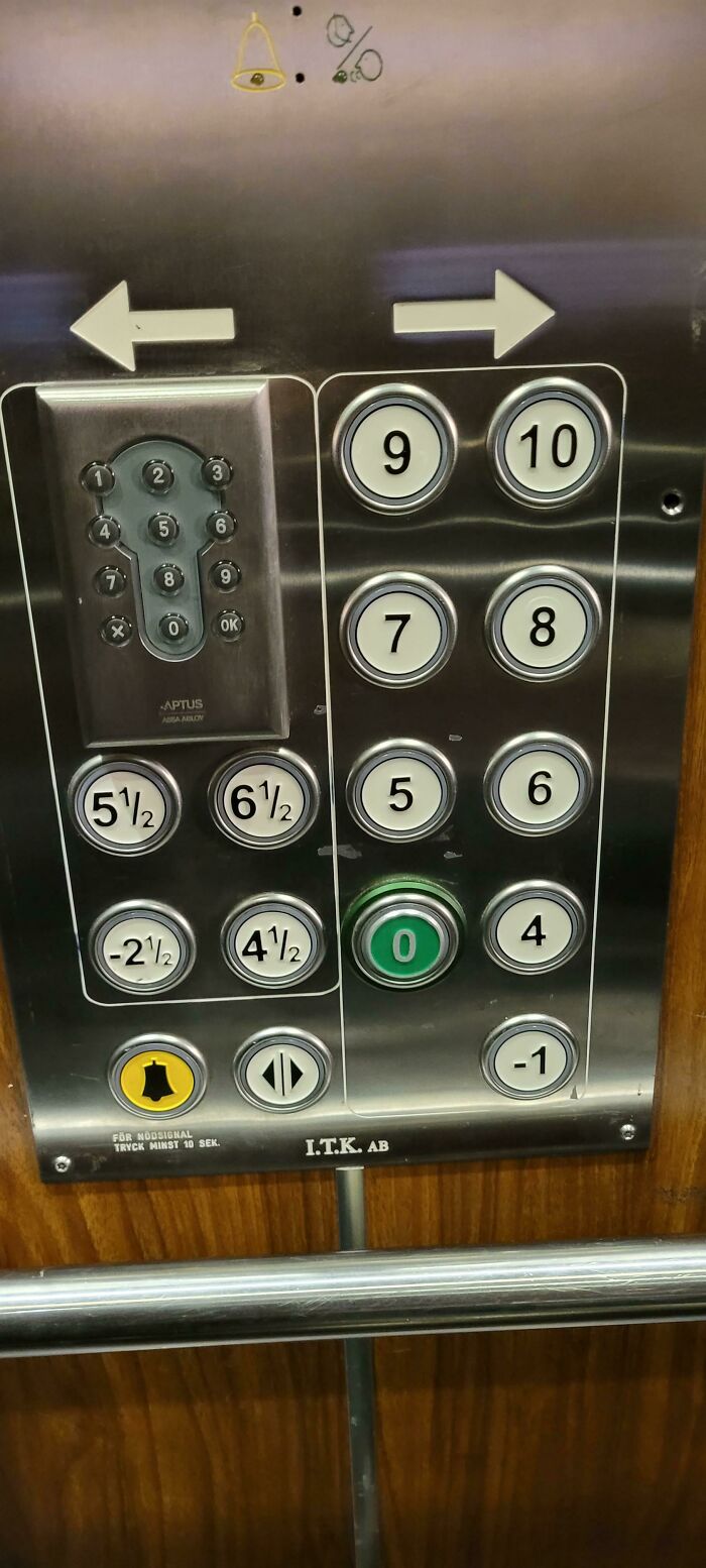 These Elevator Buttons Makes No Sense