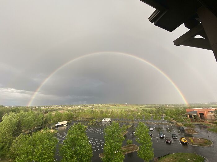 My First Ever Complete Rainbow From My Balcony Yesterday