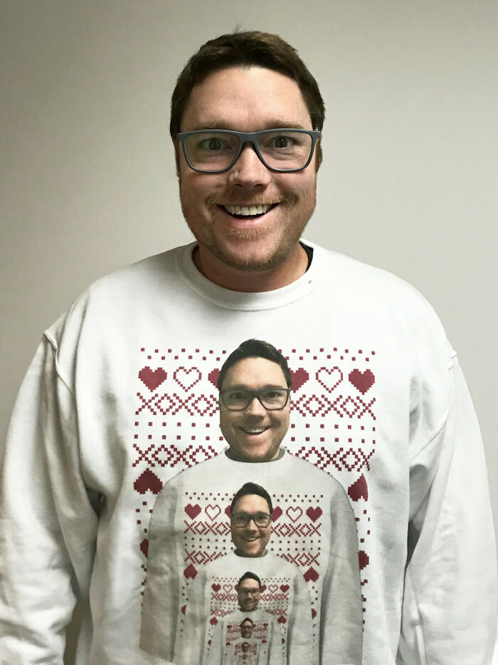 I Ordered A Custom Ugly Christmas Sweater