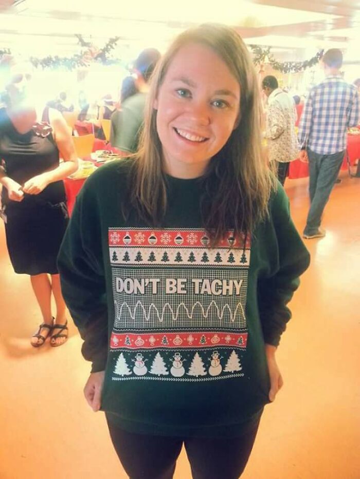 My Coworker Has An Amazing Ugly Christmas Sweater