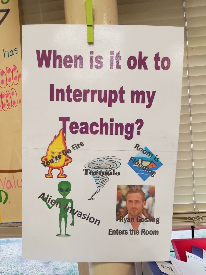 The Sign In My Co-Worker's 2nd Grade Classroom