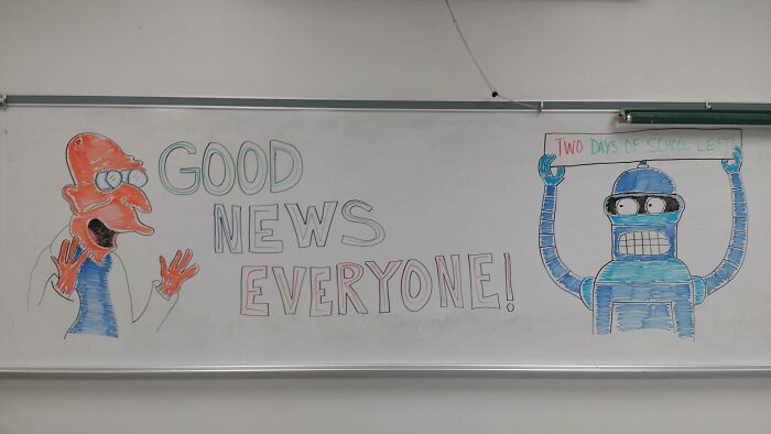 Farnsworth And Bender Are Ready, Are You? My 7th Grade Science Board Art