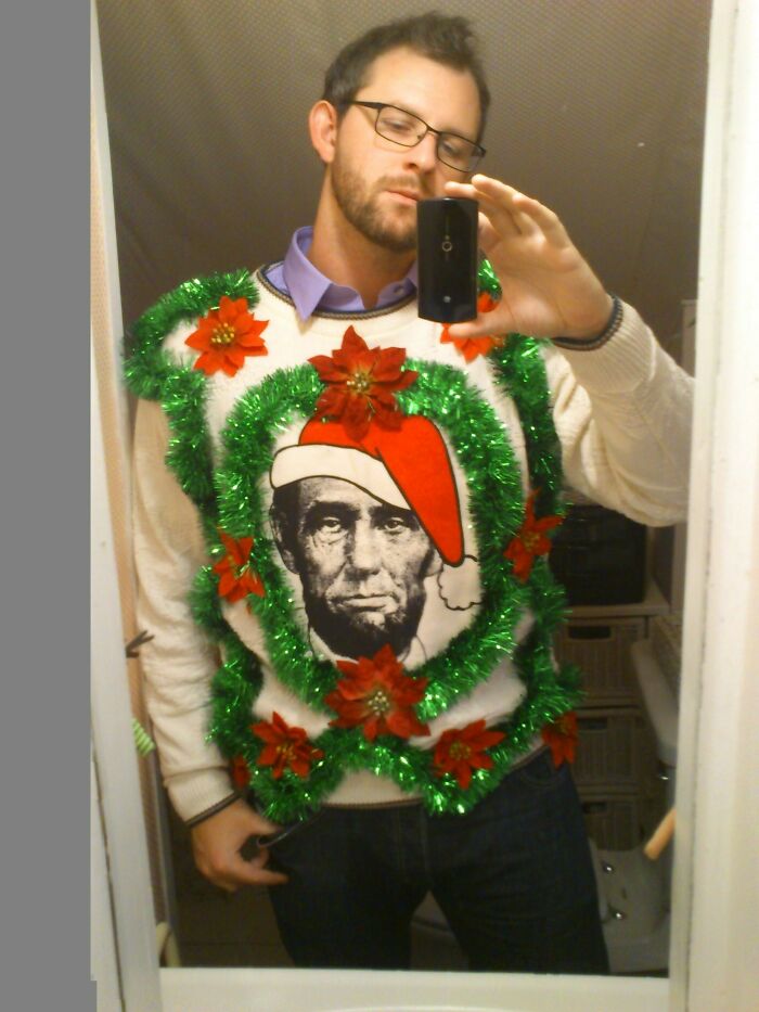 Abraham Lincoln In His Christmas Spirit