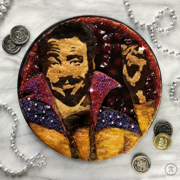 A "Lando Pie-Rissian" Cherry Pie I Baked Today... With Extra Sprinkles!
