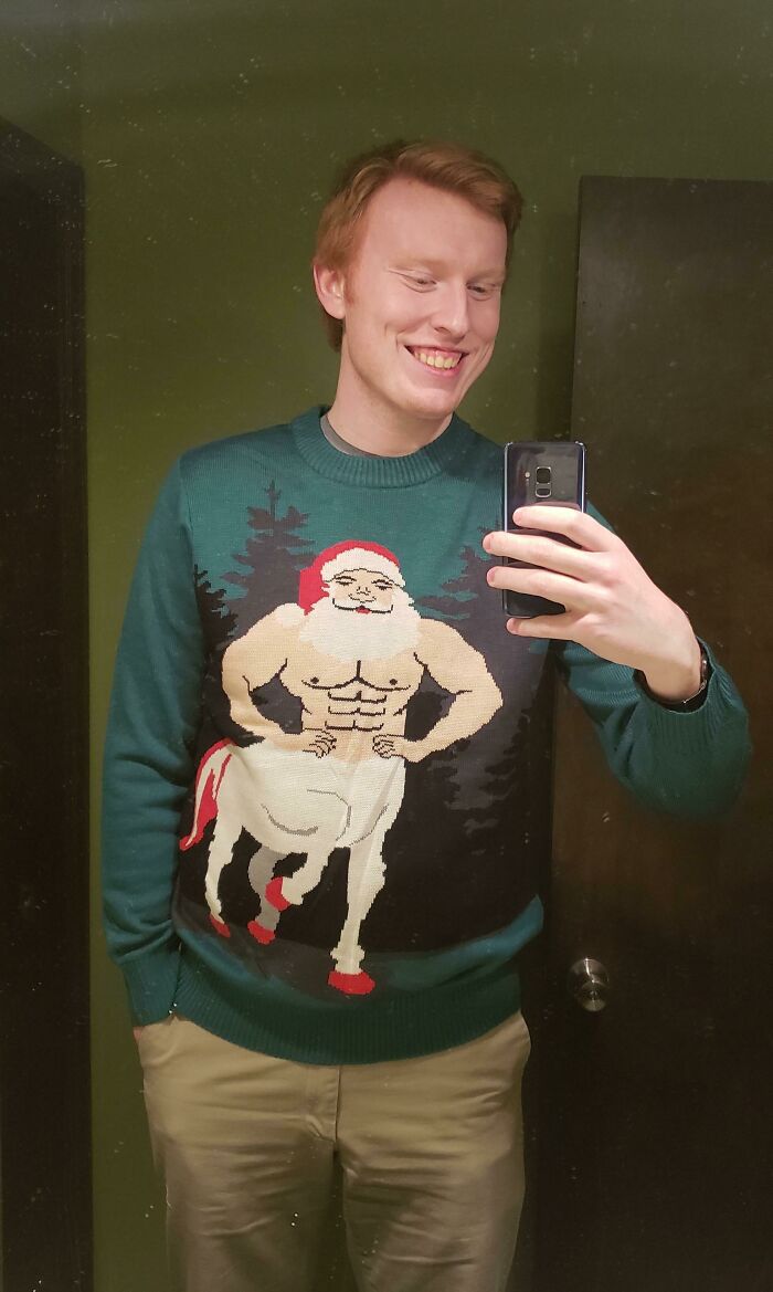 My Workplace Is Having A Christmas Sweater Competition On Friday. Here's What I'm Bringing To The Table