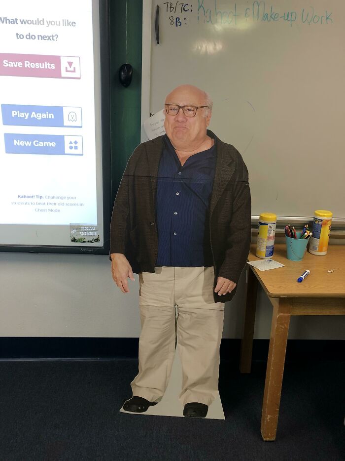 Danny DeVito Makes A Guest Appearance In Classroom