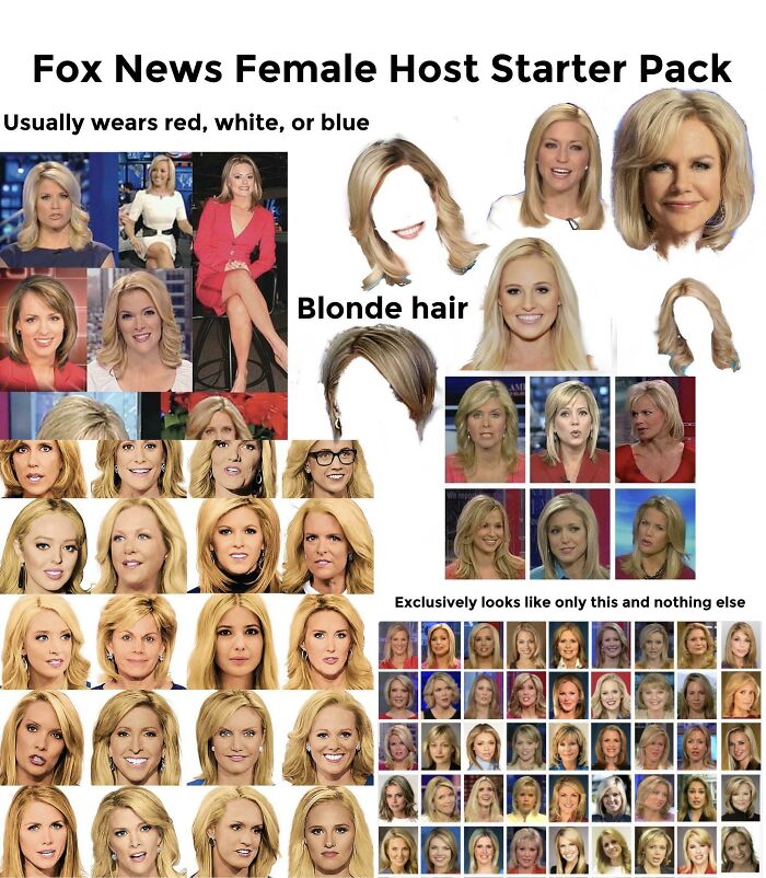 Female Fox News Host Starter Pack