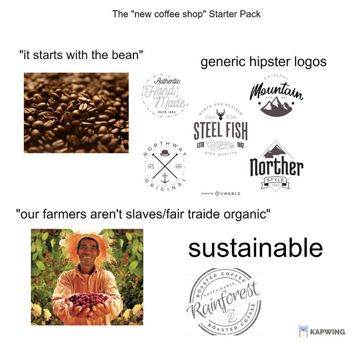 Every New Coffee Shop Starter Pack