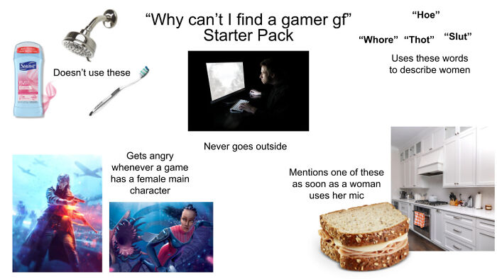 "Why Can't I Find A Gamer GF" Starter Pack