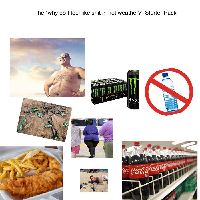 Why Do I Feel Like Shit In Hot Weather Starterpack